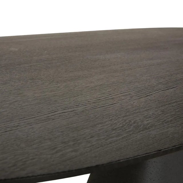 Modern Zoom Bridge Dining Table in Black Wood from Mobimex For Sale - Image 3 of 13