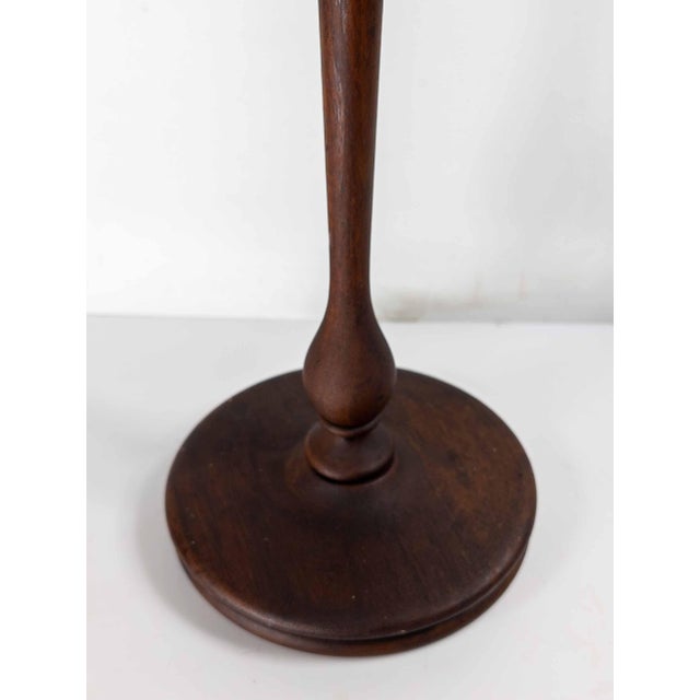 20th Century 29" Large Arts & Crafts Turned Wood Bud Vase or Candle Holder For Sale - Image 4 of 15