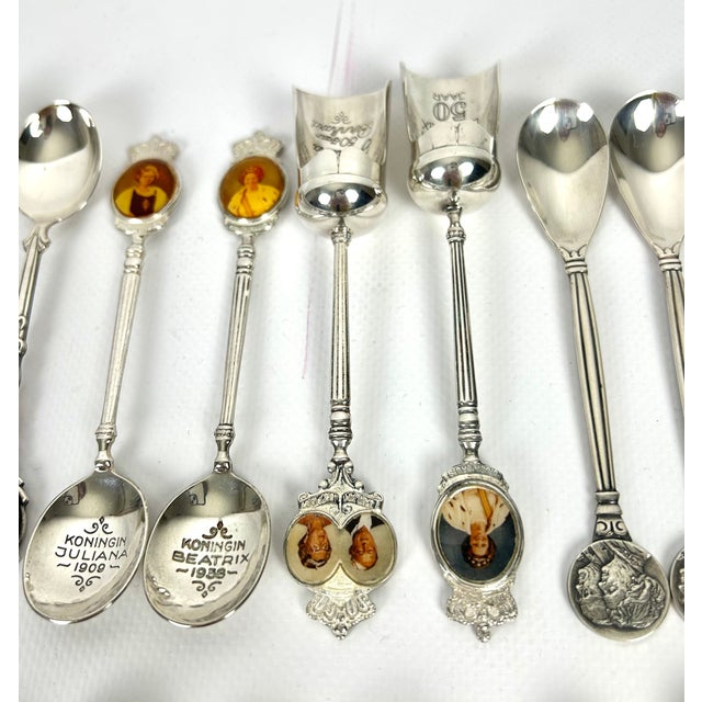 Gray Dutch Spoons, 1990s, Set of 27 For Sale - Image 8 of 18
