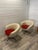 Vintage Cream Swivel Chairs, 1970, Set of 2 For Sale - Image 9 of 11