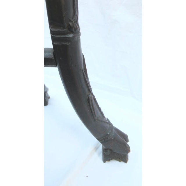 Antique Chinese Teak Vase Stand Circa 1900 For Sale - Image 10 of 12
