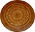 Wood Italian Parquetry Round Pedestal Table With Drawer For Sale - Image 7 of 7