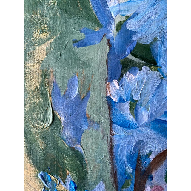 Original Work on Paper-Jardin d'Hiver-Shizico Yi-British Awarded Artist-Impasto-Oil on Paper For Sale - Image 12 of 18