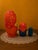 Vintage 1960s Hand-Painted Russian Matryoshka Nesting Dolls – Set of 3 For Sale - Image 4 of 8