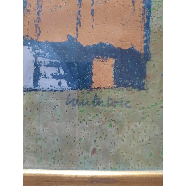 Domenico Cantatore, Accanto a te, Polymaterial Silkscreen, 1950s For Sale - Image 11 of 18