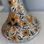 1990s Vintage MCM Nassos Keramik Paradissi Rhodes Greece Leaping Deer Flowers Vase For Sale - Image 5 of 5