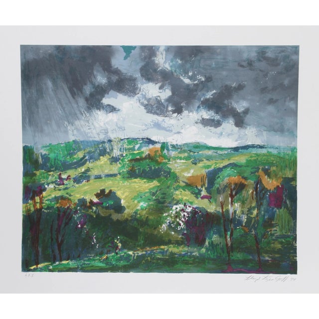 Modern Lloyd Lozes Goff, Woodstock, Lithograph For Sale - Image 3 of 3