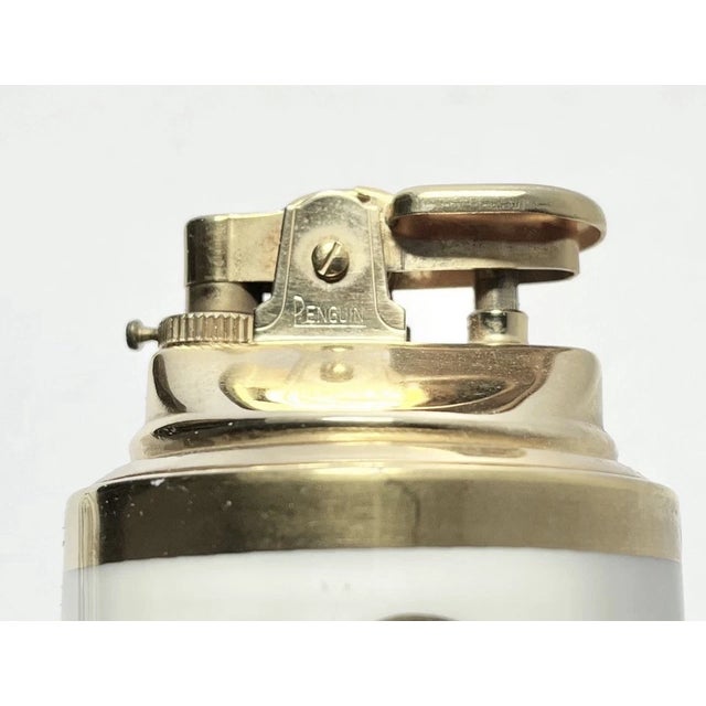 1990s Christian Dior "Casablanca" Porcelain Table Lighter & Round Ashtray Set For Sale - Image 13 of 16