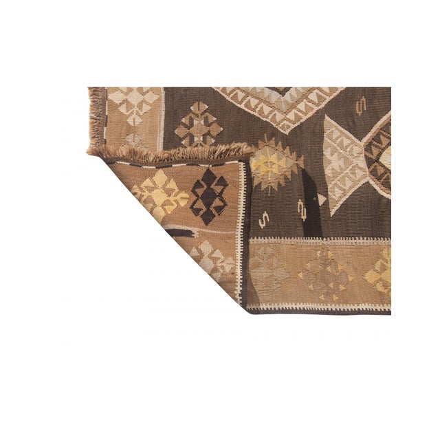 1960s Oversized Vintage Turkish Kilim Rug - 7`5" X 15`5" For Sale - Image 5 of 6