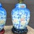Chinoiserie Vintage Petite Chinese Porcelain Ginger Jar Table Lamps in Blue & White Floral Motif - a Pair For Sale - Image 3 of 12