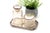 Toiletry Set with Silver Tray and Acid-Etched Glass Bottles with Silver Lids and Embossed Trim, Set of 3, in Good conditions.