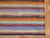 Orange Vintage Zabihi Collection Striped Turkish Kilim - 5'6" x 8'2" For Sale - Image 8 of 8