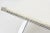 Silver Vintage X Frame Chromed Steel Bench With New White Boucle Sling Seat, 1980's For Sale - Image 8 of 12