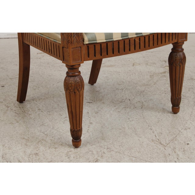 Brown Set of 8 Century French Louis XVI Dining Chairs For Sale - Image 8 of 18