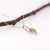 Orange Citrine Pendant with Earth Mined Diamonds in Solid 14K White Gold Round 5mm For Sale - Image 8 of 8