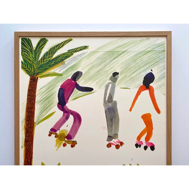 David Hockney Vintage 1980 Hand Signed Lithograph Print