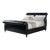 Classic Tufted Leather King Bed For Sale