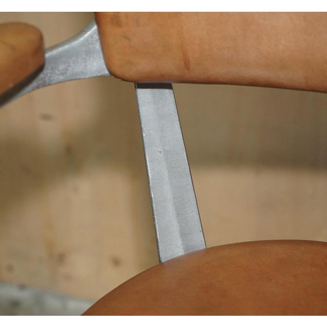 Brown BA3 Chairs in Brown Leather by Ernest Race, 1950s, Set of 2 For Sale - Image 8 of 18