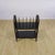 Magazine Rack in Black Lacquered Wood, 1900s For Sale - Image 5 of 9