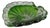 Vintage Centerpiece in Green Murano Glass, 1970s For Sale