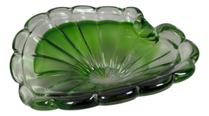 Vintage Centerpiece in Green Murano Glass, 1970s
