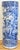 Mid 20th Century Vintage Chinoiserie Ceramic Blue and White Floral Motif Umbrella Stand For Sale - Image 5 of 10
