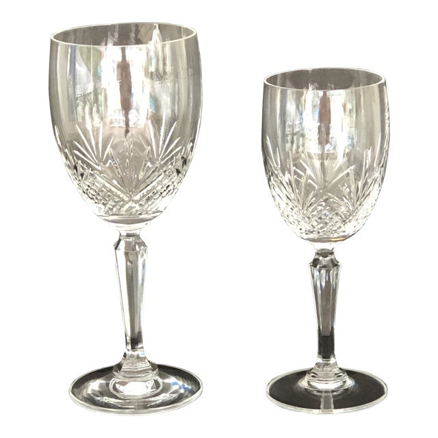 Vintage Oneida Downing Street Crystal Stemware 22 Pieces Chairish