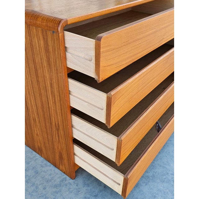 Mid Century Danish Teak Lowboy Dresser by Arne Wahl Iversen for Vinde Mobelfabrik For Sale - Image 9 of 18