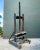 Vintage Rustic Wood Artist Easel For Sale - Image 10 of 12