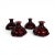 Anchor Hocking Vintage Anchor Hocking Royal Ruby Red Candlestick Holders, Set of 4 For Sale - Image 4 of 11