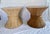 Wood Mid-Century Modern McGuire Round Wheat Bamboo Sheaf Base Side or Accent Tables - Two Available For Sale - Image 7 of 9