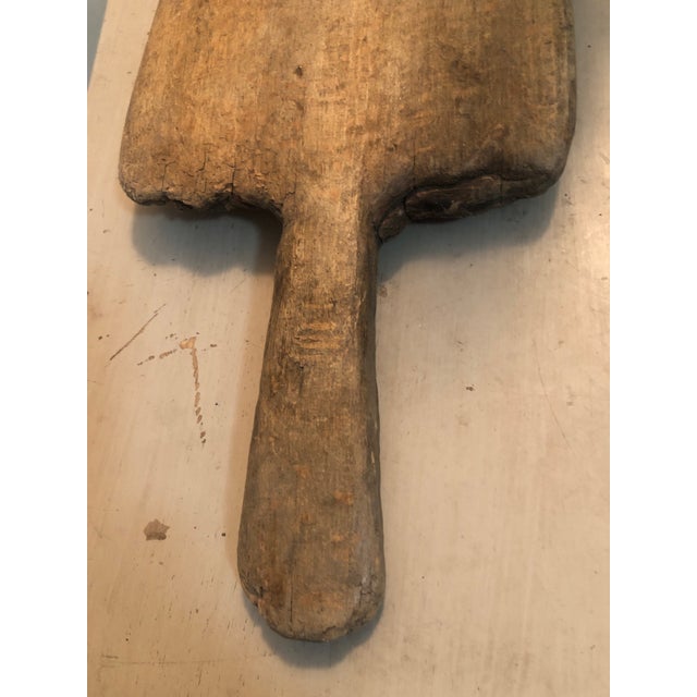 Brown Vintage Farmhouse Rustic Cheese Board For Sale - Image 8 of 8
