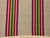 Tan Vintage American Rag Runner, Handwoven Stripe Pattern, Tan, Green & Magenta, 3x13 For Sale - Image 8 of 13