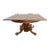 Antique 19th Century Regency Style Walnut Carved Dining Table With 5 Leaves. For Sale