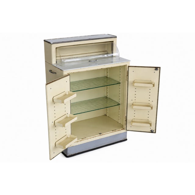 1950s Vintage Danish Apothecary Cabinet, 1950s For Sale - Image 5 of 9