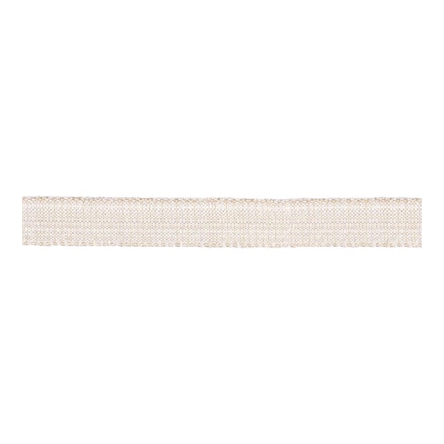 Schumacher Tweed Tape Narrow In Ivory For Sale
