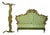 Louis XV Style Bed in Gilded Wood, 1950s For Sale