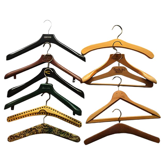 Clothes Hangers, 1950s, Set of 11 For Sale