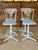 Vintage Woodard Aluminum Swivel Counter Stools With Ivy Leaf Backs – Set of Four For Sale - Image 12 of 12
