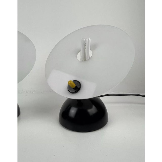 Pall Table Lamps by Barbieri & Marianelli for Tronconi, 1980, Set of 2 For Sale - Image 6 of 9