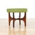 1960s Mid Century Astro Vanity Stool by G Plan in Teak & Green, Attributed For Sale In Los Angeles - Image 6 of 9