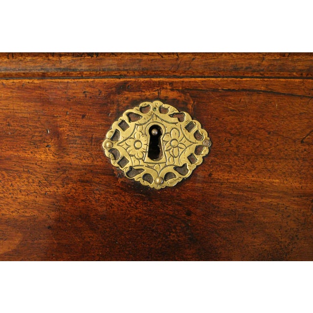 Circa 1780-1800 George III Slant Front Bureau or Desk For Sale - Image 9 of 10