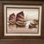 The product is a vintage painting of mixed media Chinese junk boats by artist Paul Wong, framed in a contemporary style....