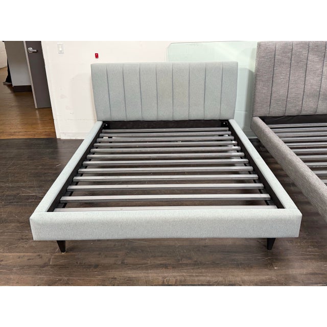 Queen Size Room & Board Hartley Bed Frame For Sale - Image 9 of 12