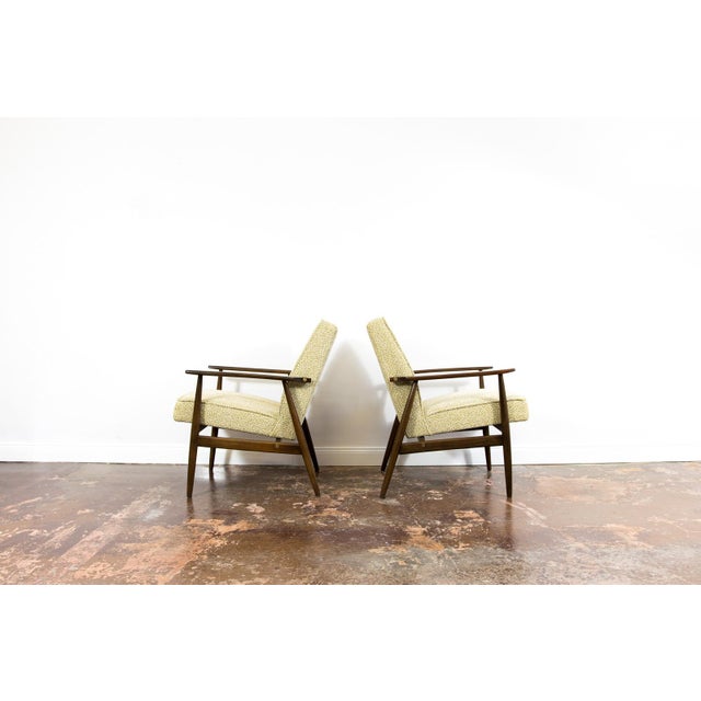 Wood Vintage Armchairs by H. Lis, Poland, 1960s, Set of 2 For Sale - Image 7 of 18