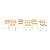 1973 Mid Century Modern Knoll International Marcel Breuer Cesca Chairs- Set of 6 For Sale