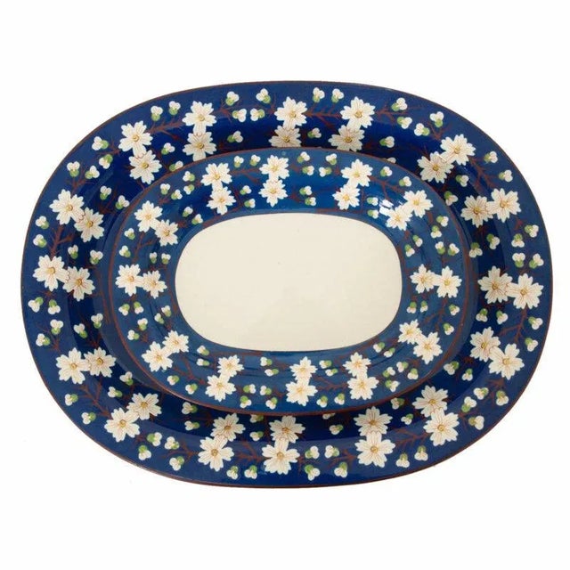 Ceramic Pair of 19th Century Oval Wedgwood Pearlware Platters For Sale - Image 7 of 7