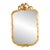 Friedman Brothers Gold Finish Beveled Glass Mirror For Sale