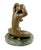 Modern Brown Patinated Bronze Caryatid Sculpture For Sale - Image 5 of 8
