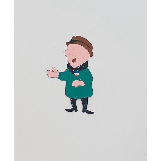 Jules Engel, Mr. Magoo Original Vintage Animation Cel Hand Drawing Painting For Sale - Image 4 of 5